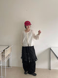 Kishira Banding Tulle Skirt Pants