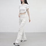 Family Cargo Bootcut Pants