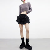 Miket Tiered Frill Skirt