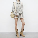 Ritina Buckle Suede Boots