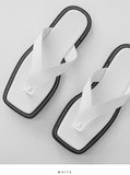 perry leather flip flops