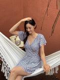 Checkless Ruffle Wrap Monokini