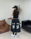 Olte Button Ribbed Sleeveless