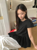 Ahidi Balloon Pumpkin Cap Sleeve Blouse
