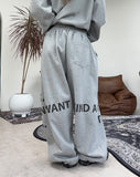 Freno Lettering Sweatpants