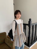 Fume Check Stripe Two Way Sleeveless Mini One Piece