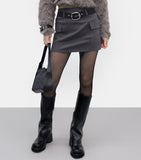 Tinep Pocket Skirt (Belt Set)