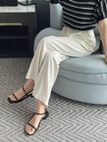 Light Cool Pintuck Wide Slacks