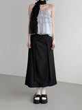 Flynn See-through Frill Tiered Blouse