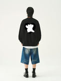 [UNISEX]Bear Heart Back Printing Sweatshirt