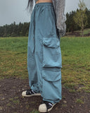 fresh multi pocket nylon cargo pants