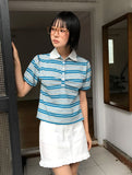 LINEN FRILL MINI SKIRT