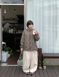 Groua Check Over Hood Windbreaker