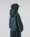 [AG.W] Edge Balloon Crop Double Hoodie