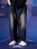 Moderate Thin Balloon Denim Pants
