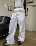 Fold String Under Pocket Cargo Pants
