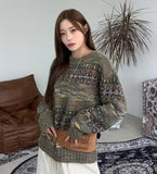Veil Ethnic Knit Sweater