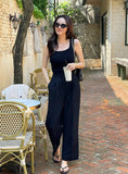 Harpies Pin Tuck Wide Slacks