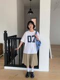 [unisex] Delme Track Line Nylon Banding Bermuda Pants