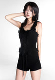 Floral lace sleeveless