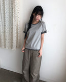 Leron Roll-up Button Short Sleeve T-shirt
