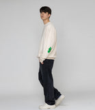 Elbow Clover Smile Sweatshirt
