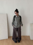 Dotine Pintuck Banding Wide Pants