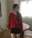 Poco cable knit cardigan