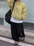 [Unisex] Hilme Cap Hood Crop Windbreaker