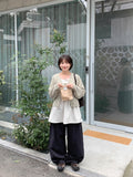 Cocona cable ribbon cardigan