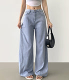 Tencel Maxi Wide Fit Cooling Summer Denim Pants