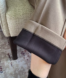 Easy Fit Brushed Banding Bootcut Pants