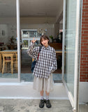 [unisex] Ilkoro Snap Button Nylon Banding Bermuda Pants