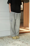 French Stitch Embroidered Sweatpants