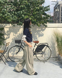 Tand 1980 Layered Cropped Short-Sleeved Knitwear