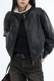 Tubat searing leather jacket