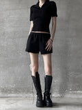 Half sleeve collar tee
