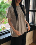Burnett Double-Button Short Sleeve T-Shirt