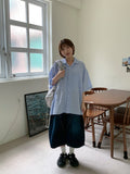 Inferred Summer Printing Denim Bermuda Pants