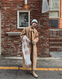 Winter romantic Raglan coat