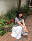 [MADE] Seju Dot Collar Frill Short Sleeve T-Shirt