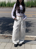 [Belt SET] Trum Big Pocket Cargo Wide Pants