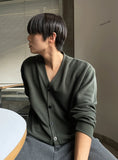 Summer drop line button detail mix cardigan