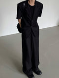 Two button half blazer jacket