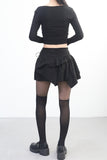 Leman Unbalanced Corset Skirt