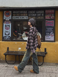 Kant Check Hooded Shirt