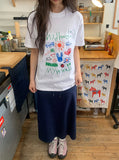 Sanili Over Printing Short Sleeve Tee