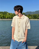 Rian linen collar cardigan