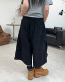 Luden Button Cargo Bermuda Pants