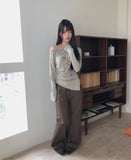 Novan Shibori Elastic Bootcut Pants